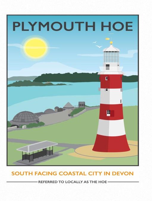 Plymouth Hoe - Rail Prints